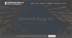 Desktop Screenshot of hannevikbygg.no
