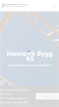 Mobile Screenshot of hannevikbygg.no
